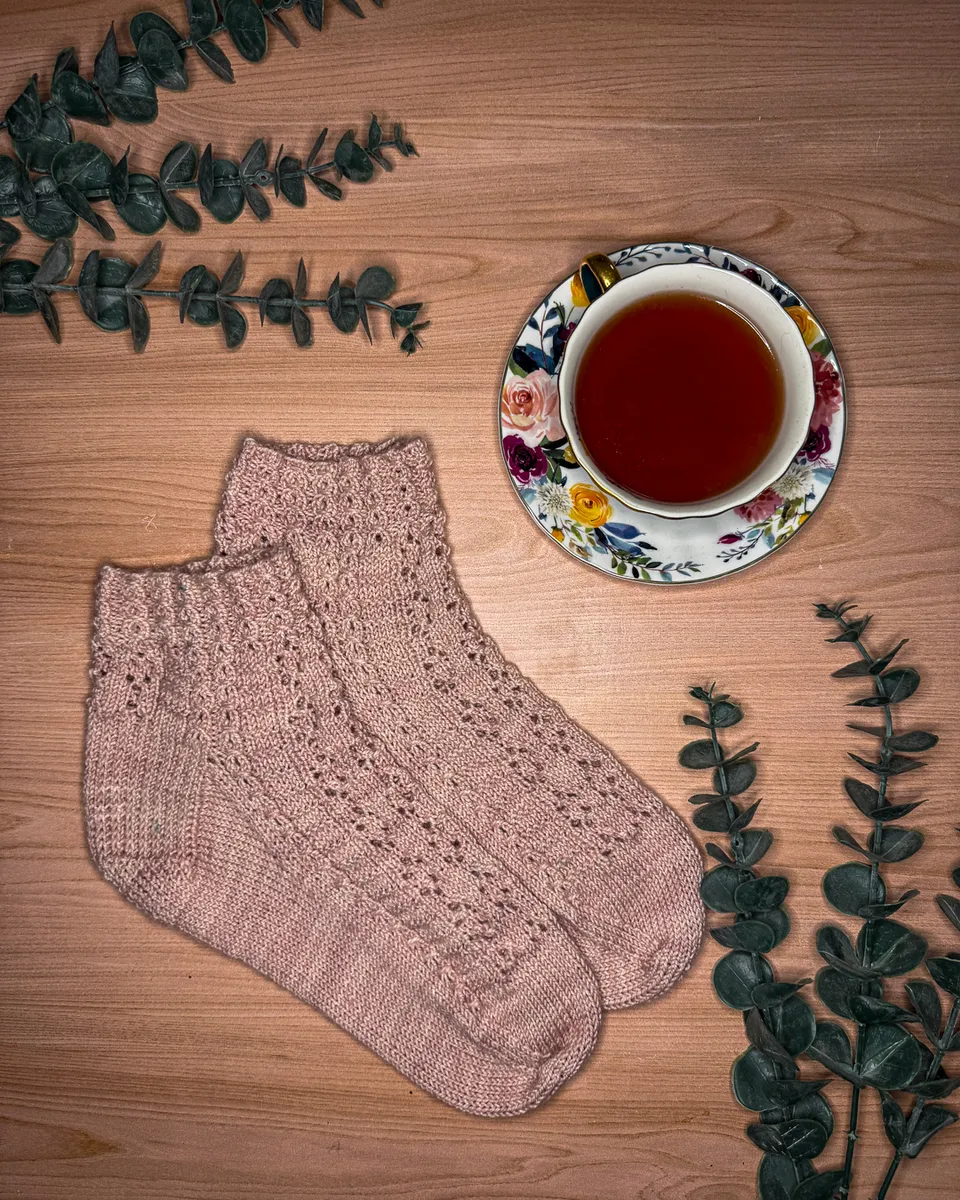 Second-Hand Sweater Weather Socks in Practically Perfect Sock by Emma's Yarn